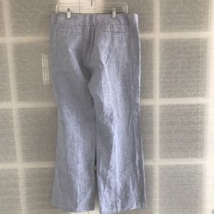 NWT Banana Republic  Striped Linen Pants